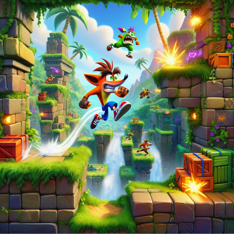 Oplev et farverigt eventyr – anmeldelse af Crash Bandicoot 4.