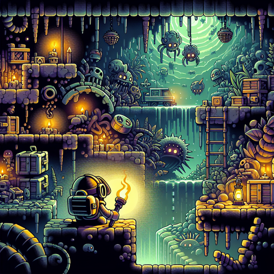 En udfordrende platformer – anmeldelse af Spelunky.